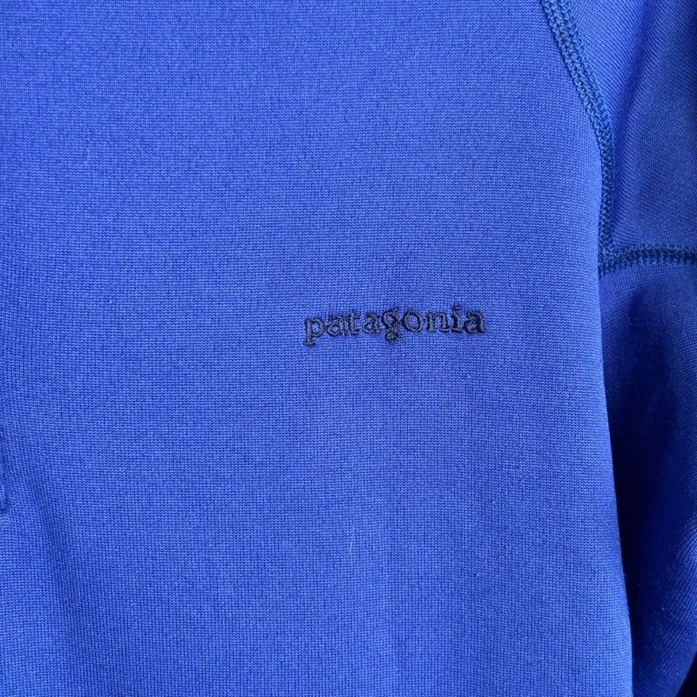 Patagonia Mens Blue‎ Quarter Zip Pullover Fleece Jacket 25035F8 Size M